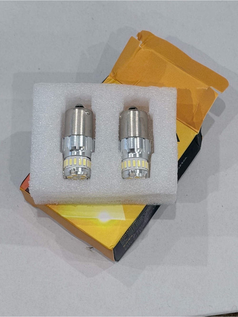 AUXITO P21W 1156 7506 White LED Car Bulbs 2-Pack